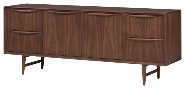 Elisabeth Walnut Wood Sideboard Cabinet, HGEM733