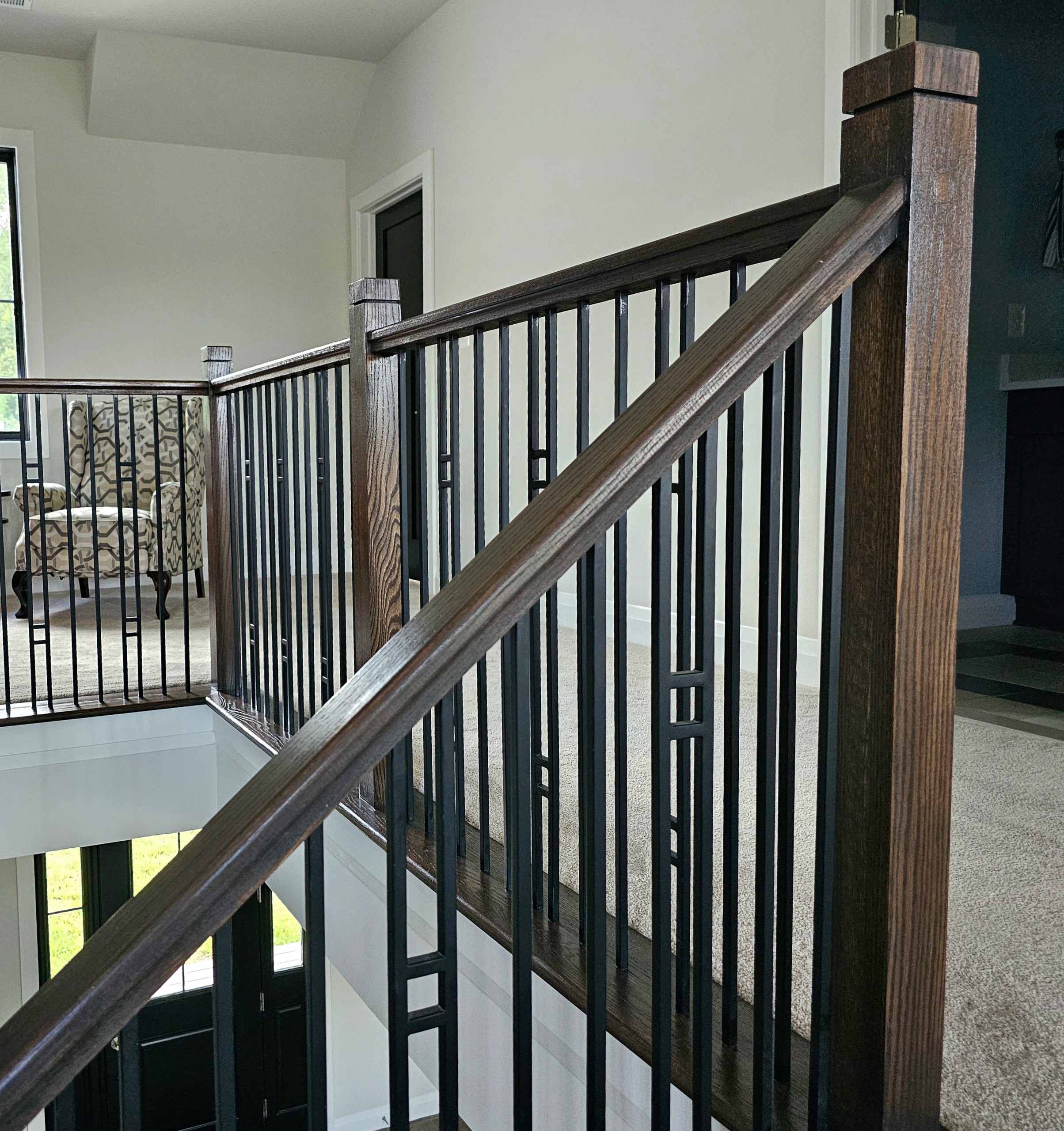 109_Impressive Floating Staircase in Countryside Retreat, Upper Marlboro, MD