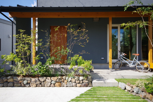 外観 japanisch-modern-veranda