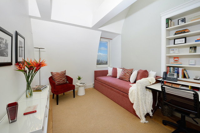Central Park West Penthouse contemporaneo-studio