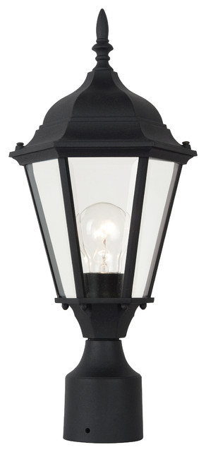 1-Light Outdoor Post Lantern, A19/100w