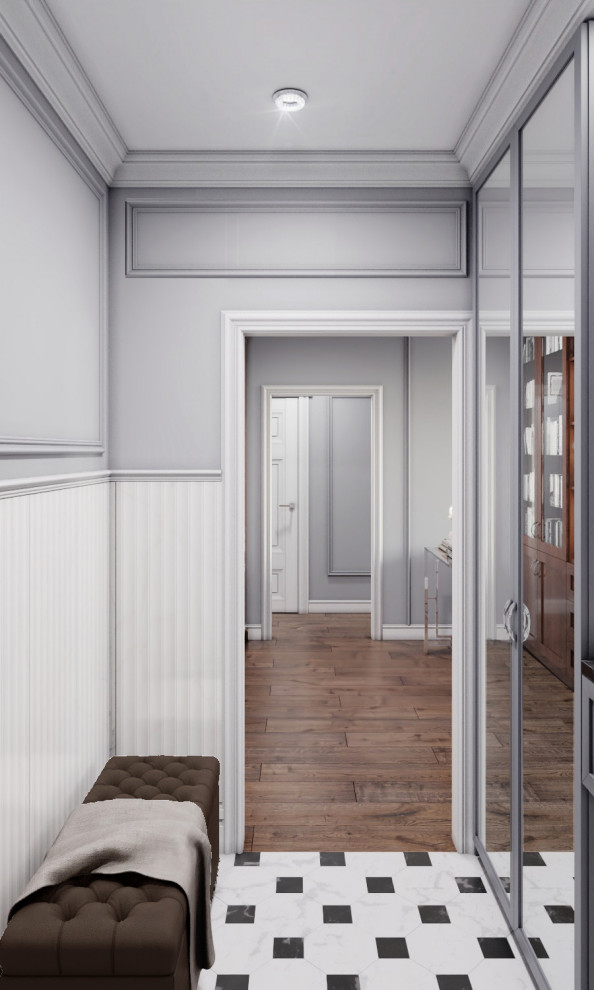 Проект квартиры в стиле современная классика