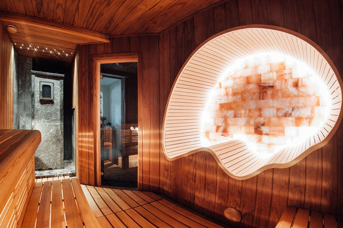 Свет в бане.