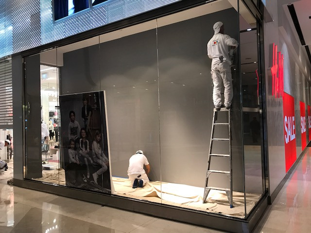 Commercial Maintenance Painting - fashion retail