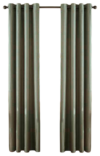 Monterey Grommet Curtain Panel Contemporary Curtains By