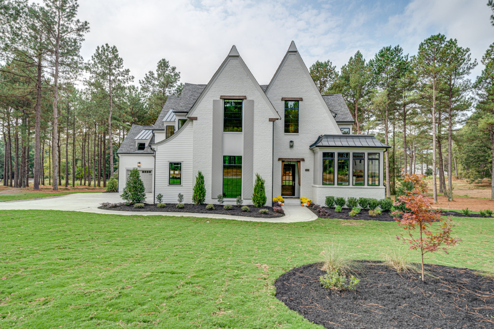 Montreaux - French Country - Exterior - Raleigh - by Frazier Home ...