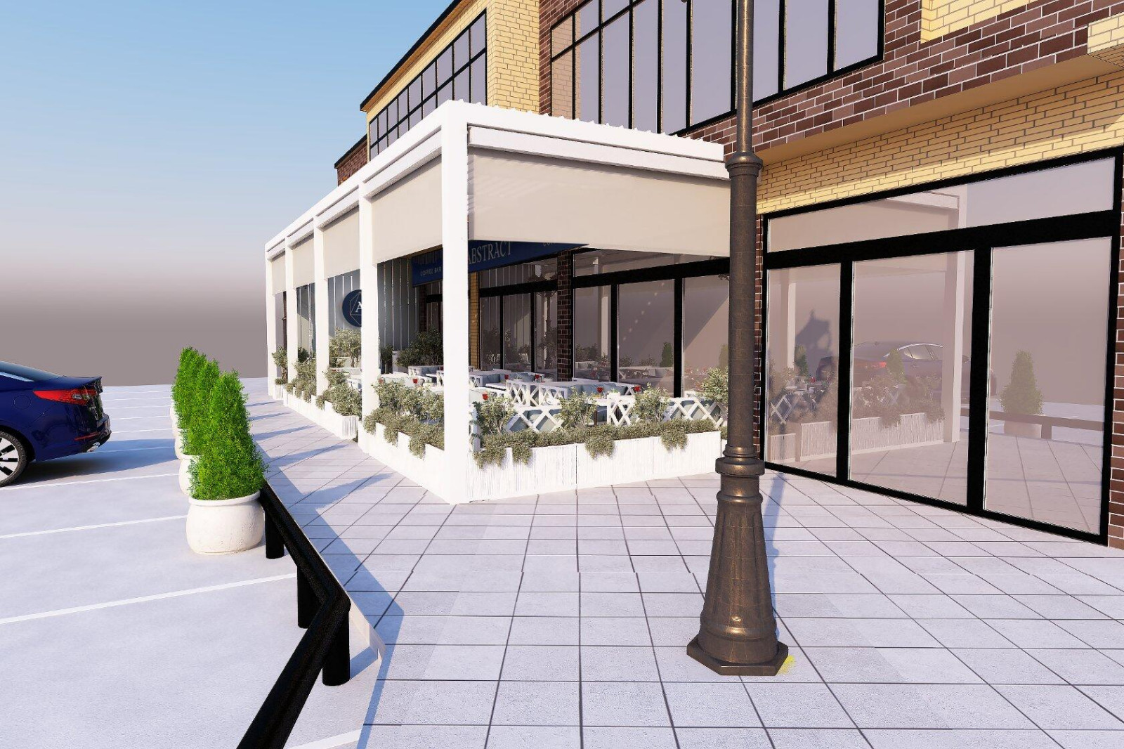 дизайн летнего кафе г.Ессентуки