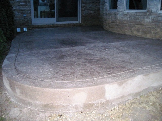 Cement and Steamped Concrete patios