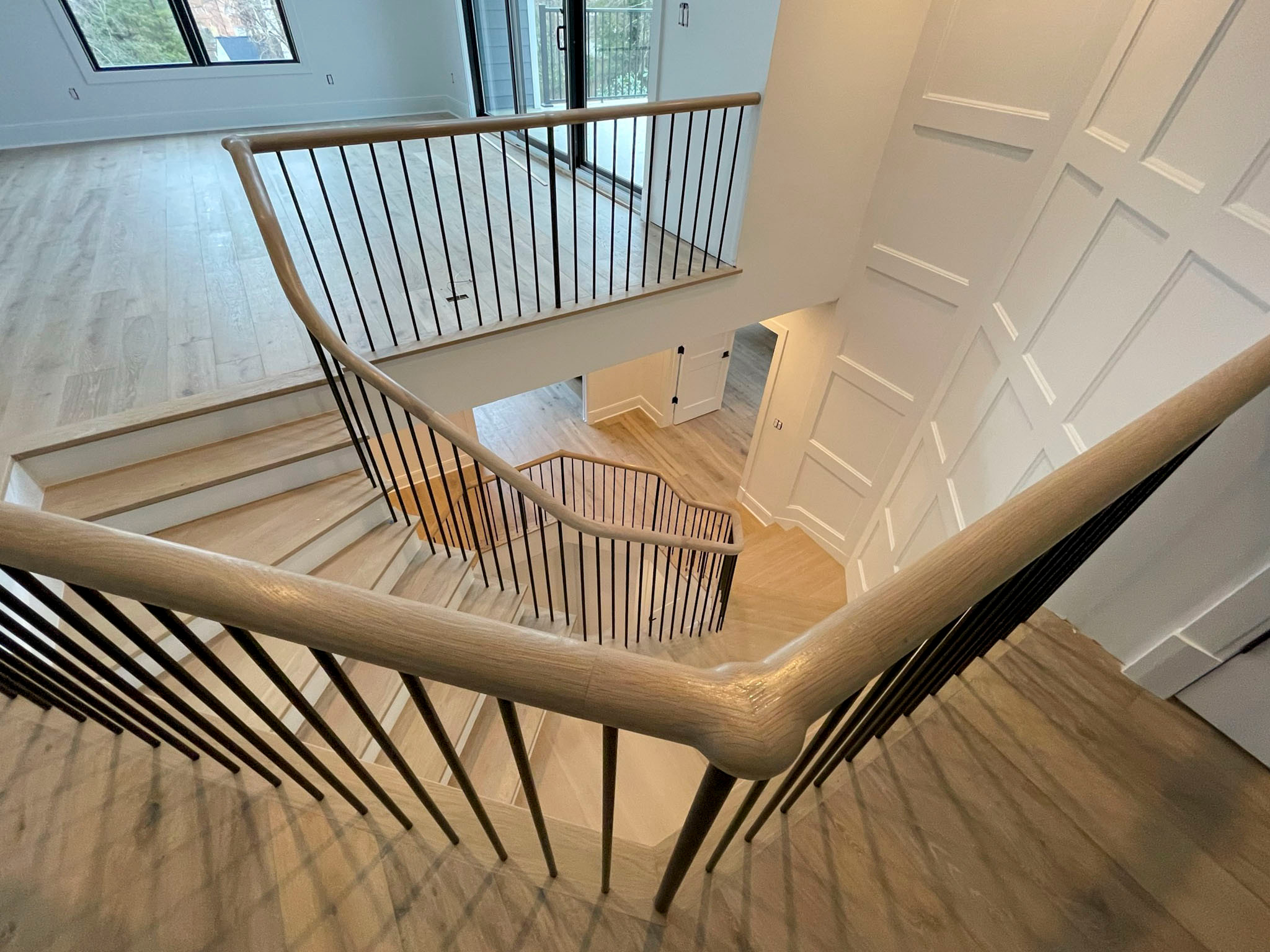 100_Hexagonal Floating-Staircase, Bethesda MD 20817