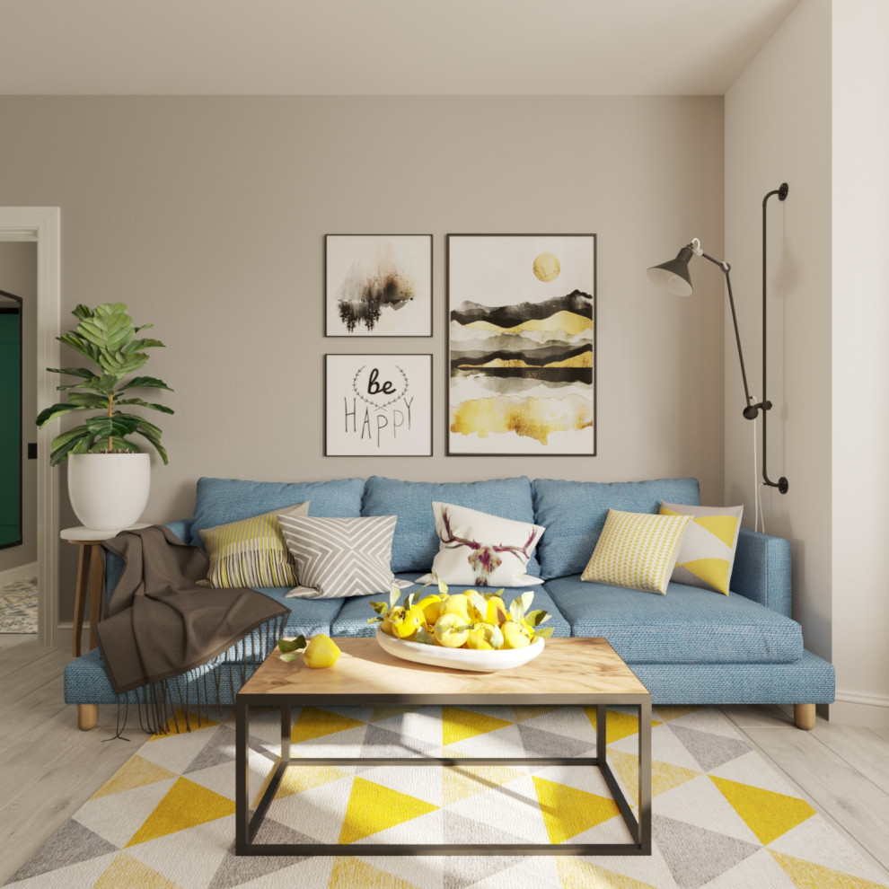 Яркие краски частного дома