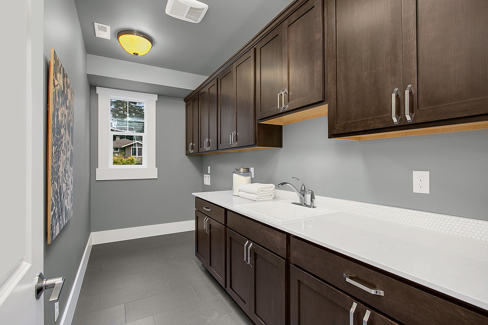 Design ideas for a laundry room in Seattle.