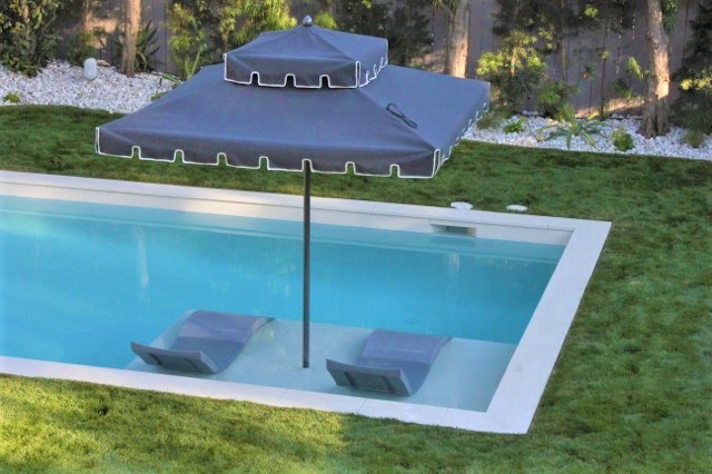 rectangular spa pool