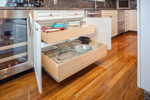 ShelfGenie Base Cabinet Solutions transitional-kitchen