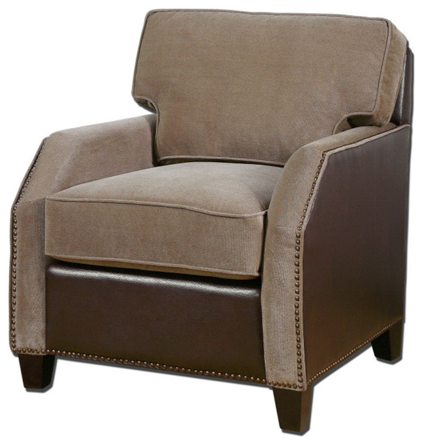 Deep Walnut Dillard Armchair Armchairs And Accent Chairs by