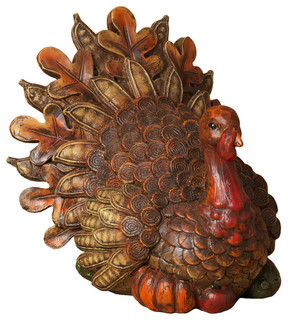 resin turkey statue