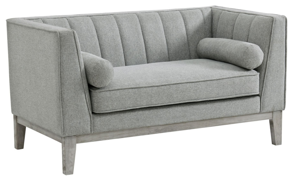 Picket House Hayworth Loveseat, Charcoal