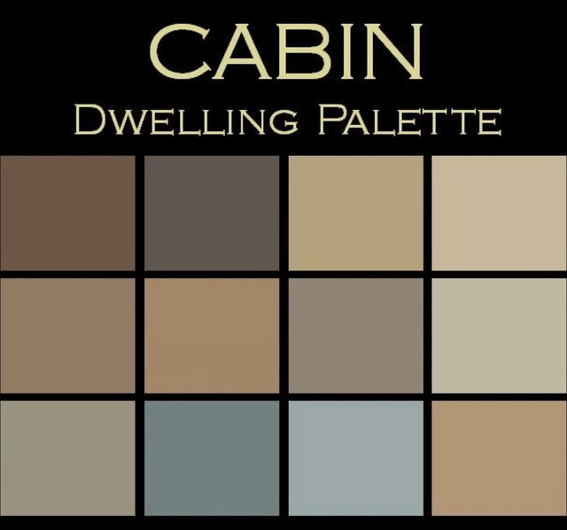 Color in Space Cabin Palette™ Swatches - Rustic - Paint - by Color ...