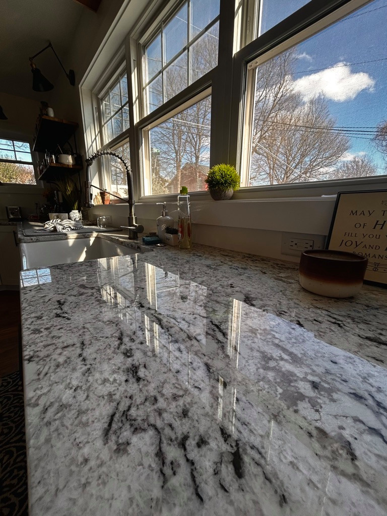 Kitchen Renovation, counter top, windows