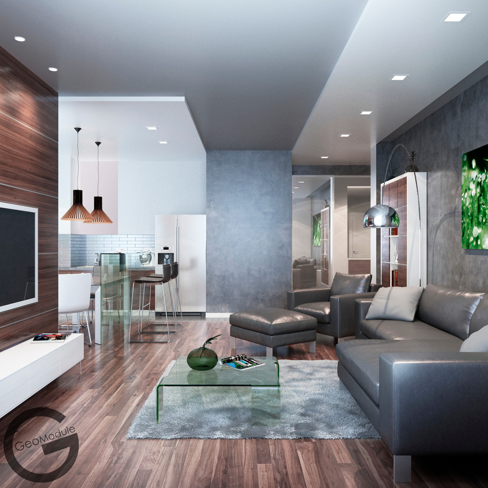 Проект квартиры для семейной пары. "Без лишних эмоций"