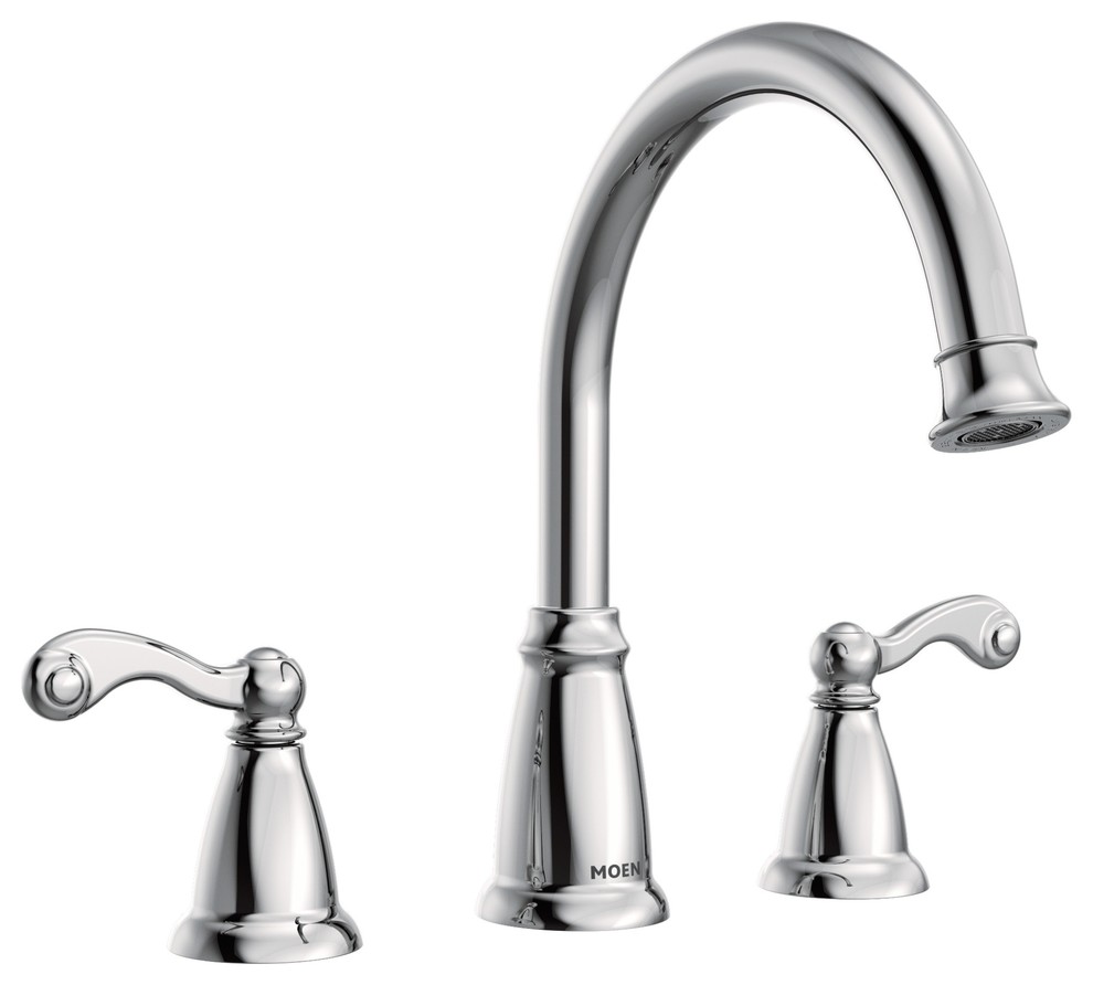 Moen Traditional 2Handle Roman Tub Faucet Traditional Bathtub Faucets by The Stock Market