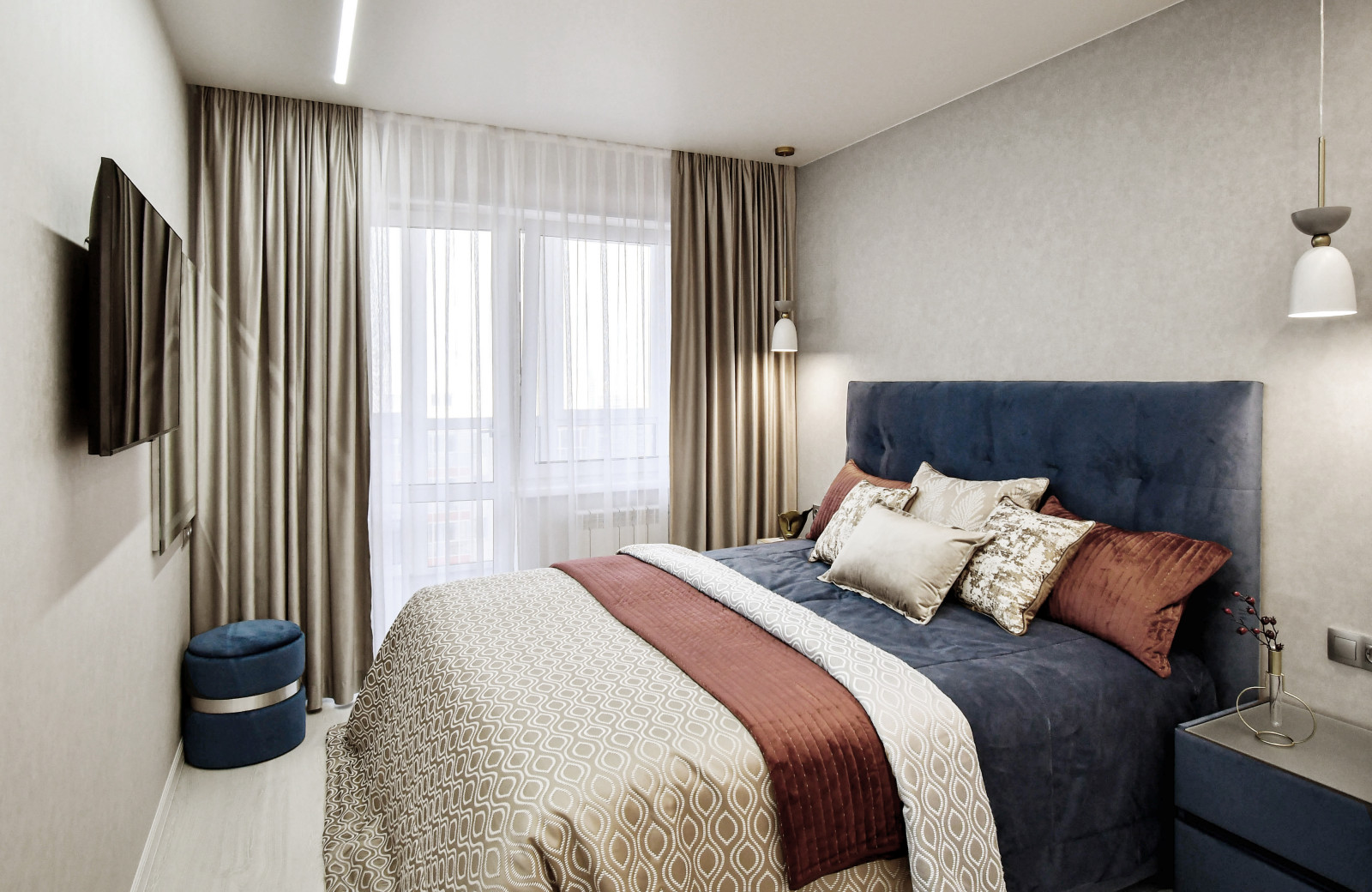 Спальня в современном стиле