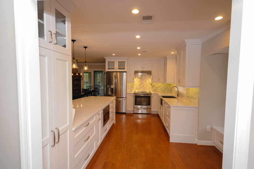 Inspiration for a transitional kitchen remodel in DC Metro