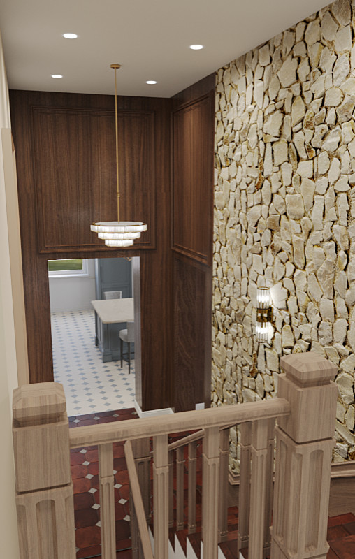 Холл с лестницей