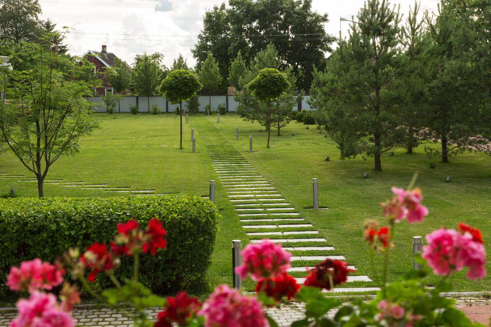 Благоустройство загородного участка Ландшафтный дизайн