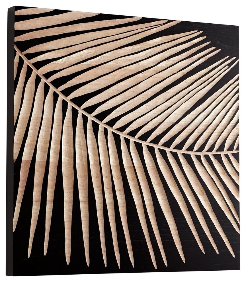 Destin Tropical Carved Wood Wall Art - Tropical - Wall Accents - by