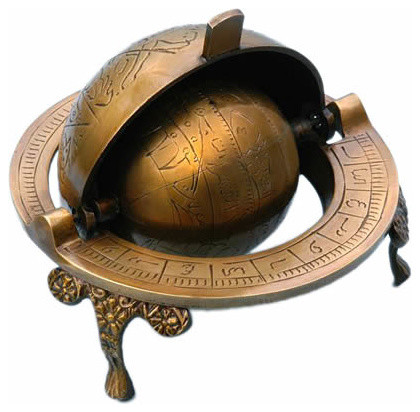 Brass Celestial Armillary Globe