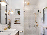 Transitional Bathroom by Sato Architects, Inc.