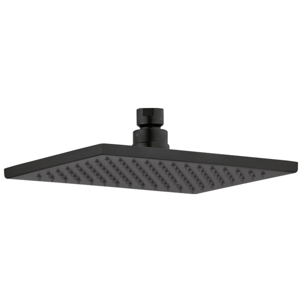 Delta Single Setting Overhead Showerhead, Matte Black, RP62955BL Contemporary Showerheads