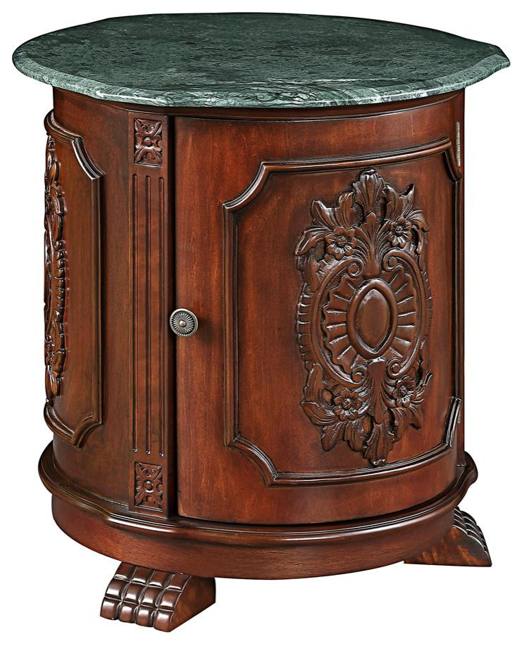 Design Toscano Tambour Manor Drum Table Traditional Side Tables And End Tables by Kolibri