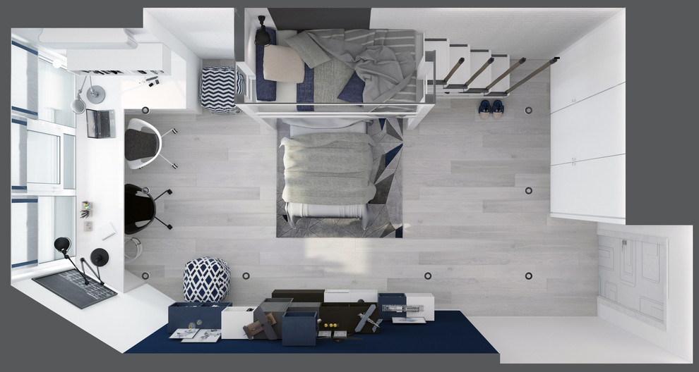 Квартира Множество оттенков серого — Детская Комната