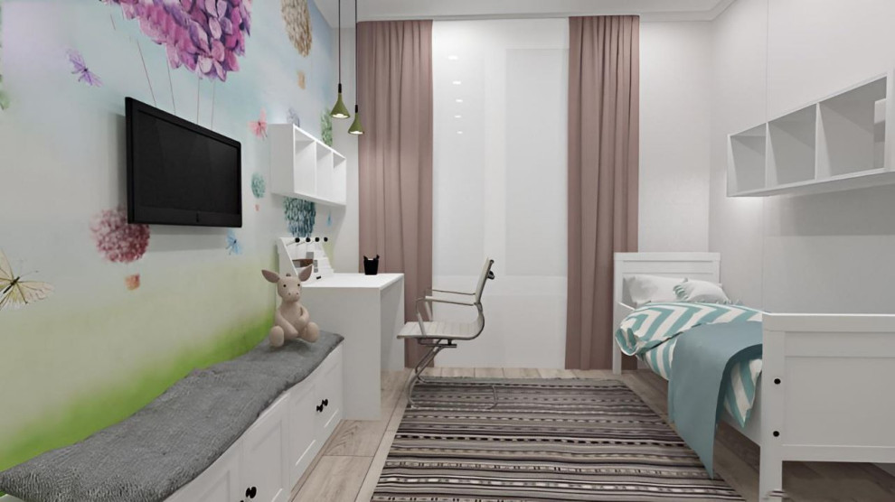 Дизайн проект трехкомнатной квартиры для молодой семьи