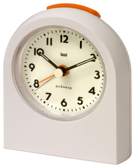 Pick-Me-Up Alarm Clock White