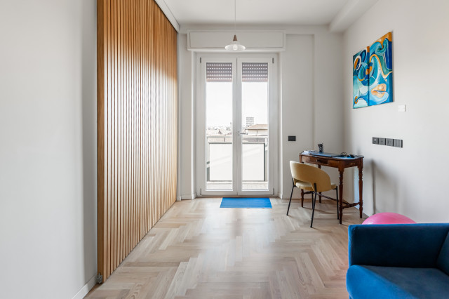 CS City Flat midcentury-home-office