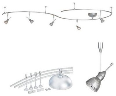 Wac Lighting Brushed Nickel Rail Kit Wac Lighting Brushed Nickel Rail Kit