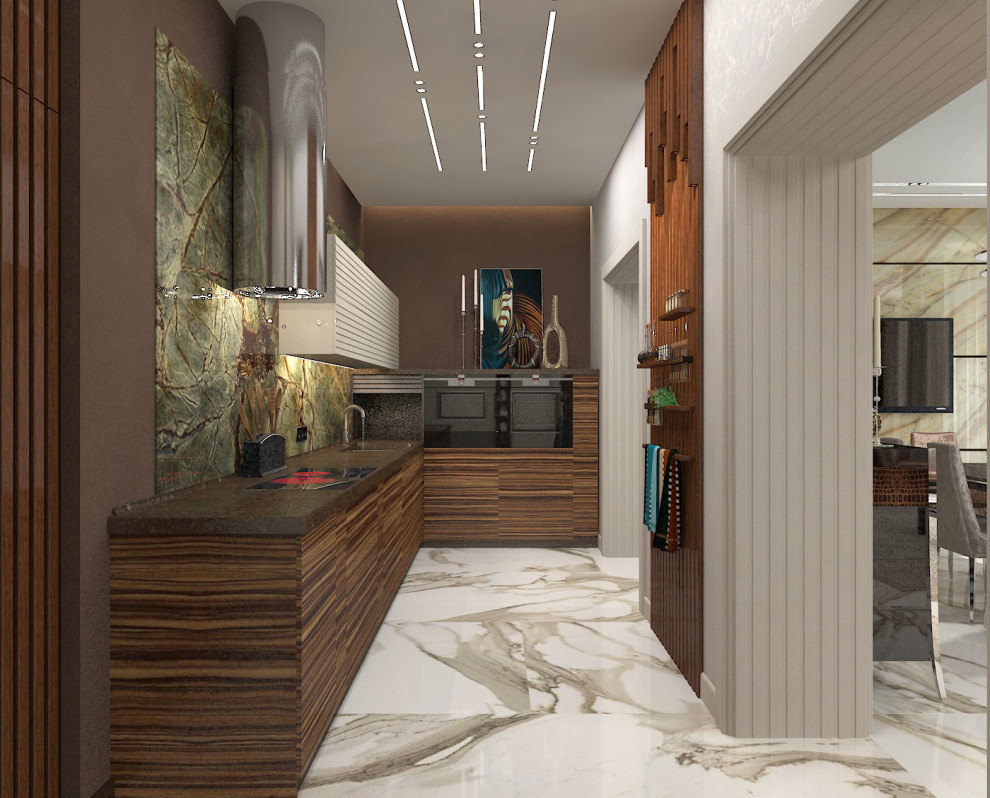 визуализация "Гостиная - студия"