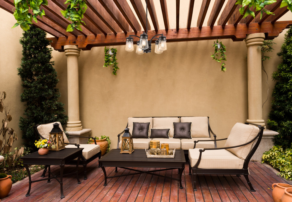 Освещение на террасе