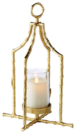 gold candle lantern