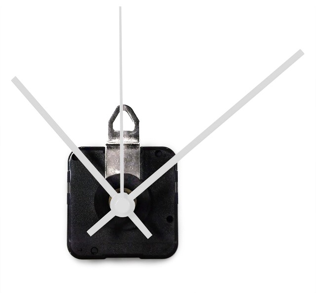 DIY Modern Clock Kit - Replacement Motor & Hands Set, Silent Sweep Movement
