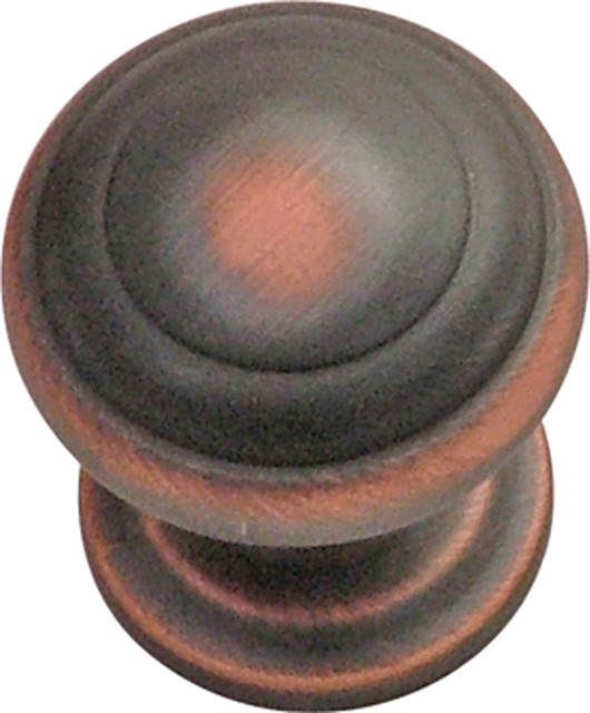Belwith Hickory 1 In. Zephyr Oil-Rubbed Bronze Cabinet Knob P2286-OBH Hardware