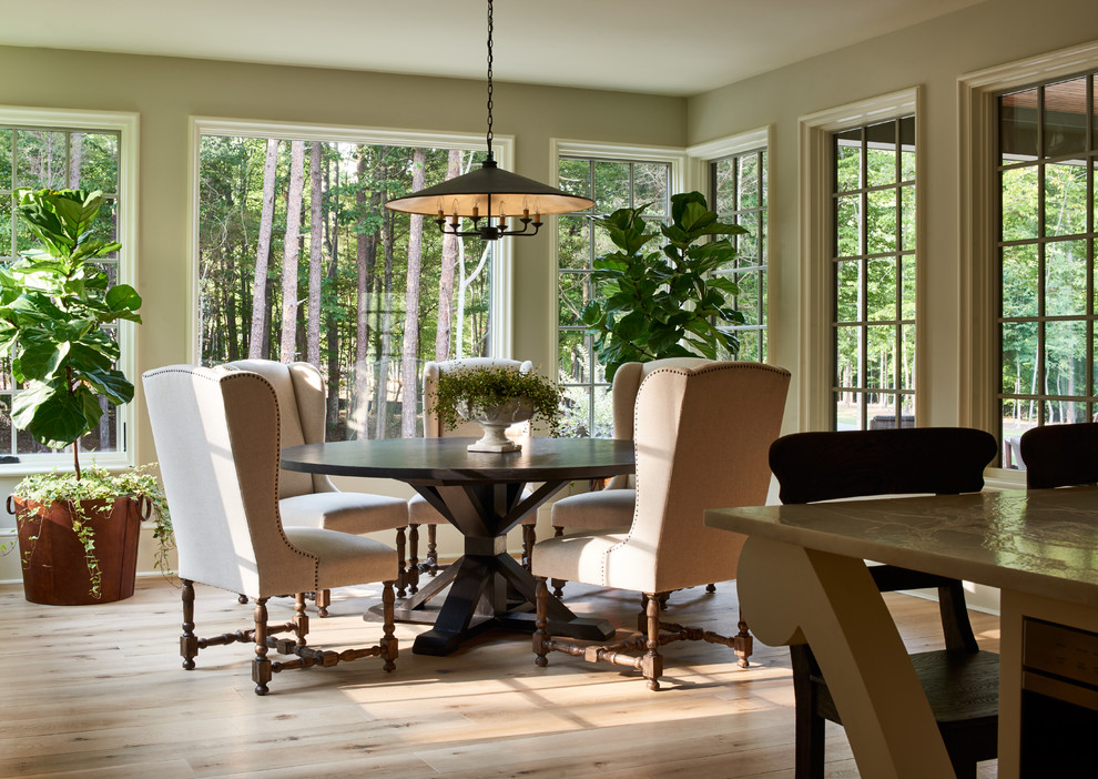 Inspiration for a classic dining room in Charlotte.