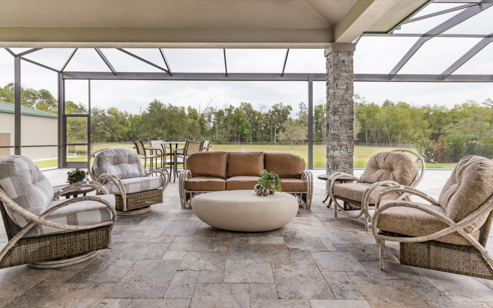 Patio - rustic patio idea