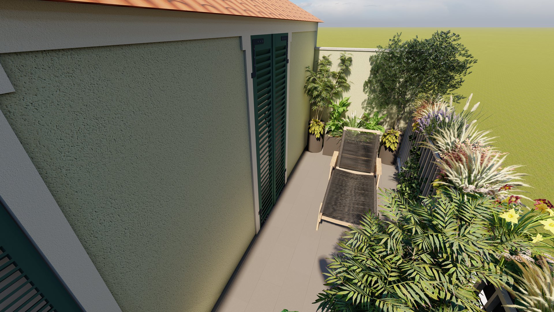 Terrazzo sempreverde