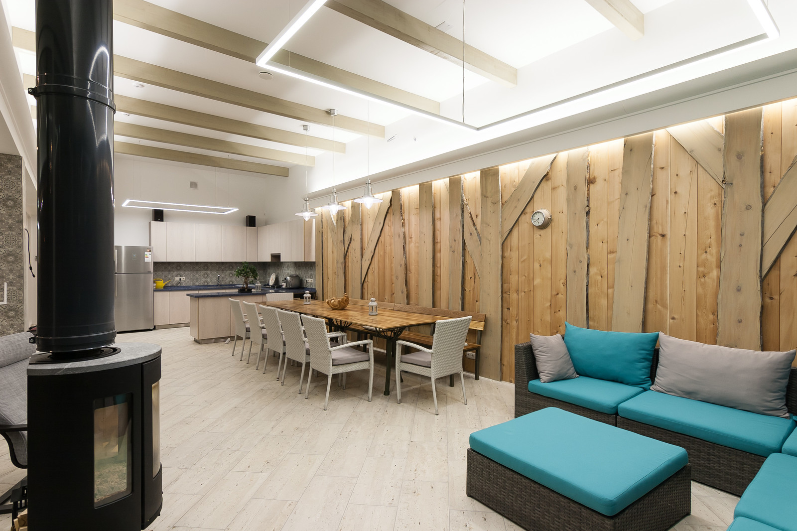 SPA-зона с зоной отдыха в частном доме