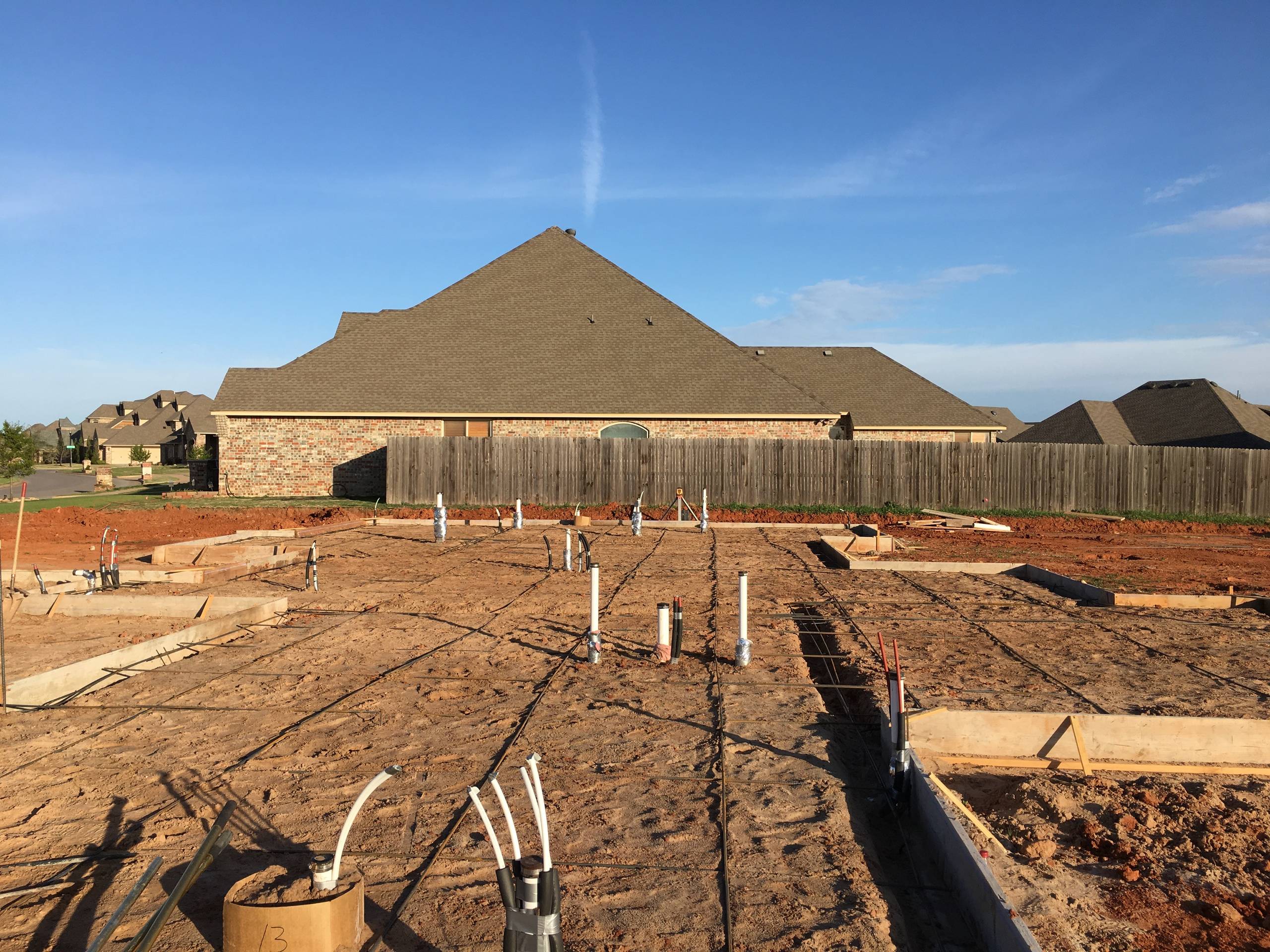 Custom home built in Mustang Oklahoma-Winston