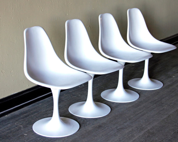 Burke Tulip Chairs Set (4)