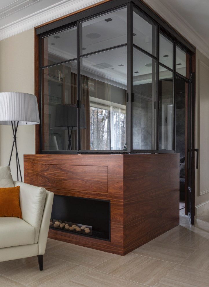 Перегородка лофт в Санузел